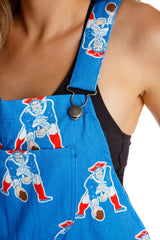 The New England Patriots | Ladies Unisex Nfl Overalls - Shinesty