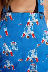 The New England Patriots | Ladies Unisex Nfl Overalls - Shinesty