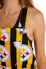 The Pittsburgh Steelers | Ladies Unisex NFL Overalls - Shinesty