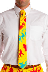 The Mustard Sleighs | Christmas Tie - Shinesty