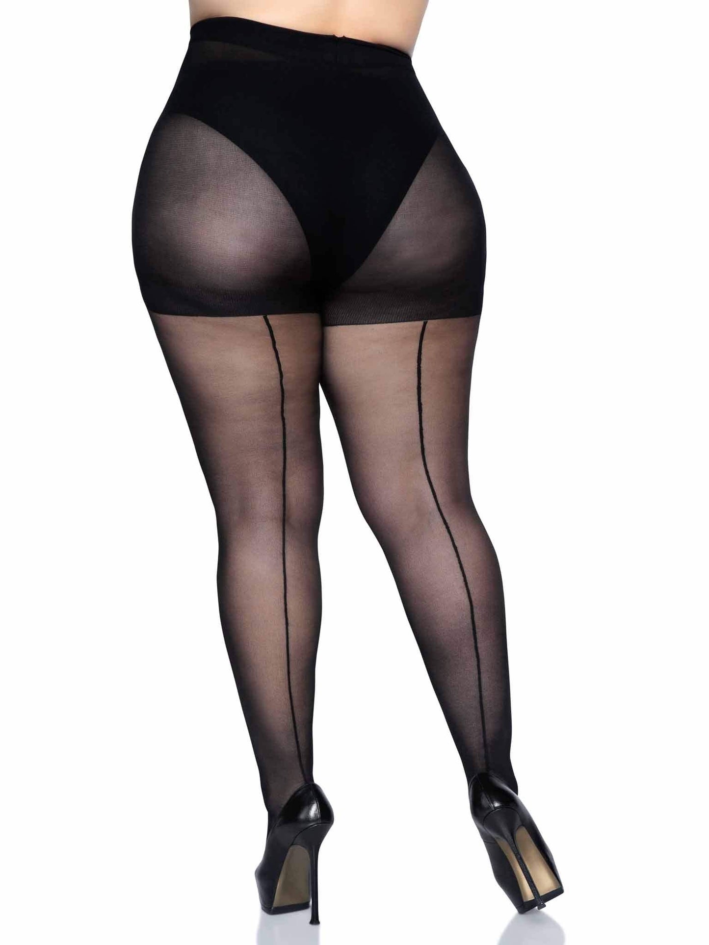 Cadi Sheer Backseam Pantyhose