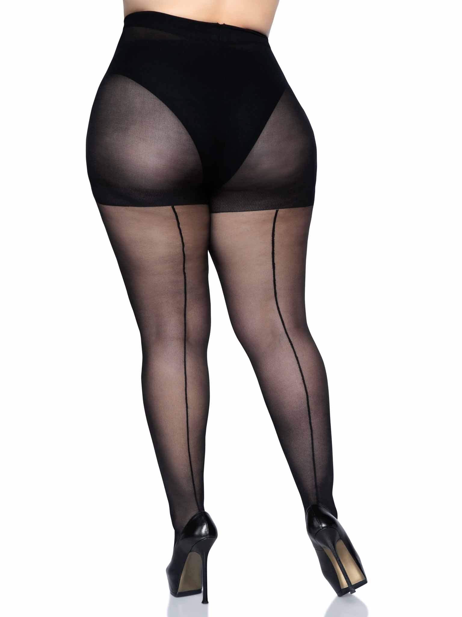 Cadi Sheer Backseam Pantyhose