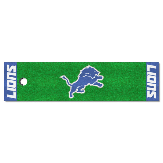 Detroit Lions Putting Green Mat - 1.5ft. x 6ft. - Detroit Lions
