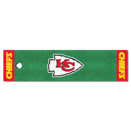 Kansas City Chiefs Putting Green Mat - 1.5ft. x 6ft. - Kansas City Chiefs