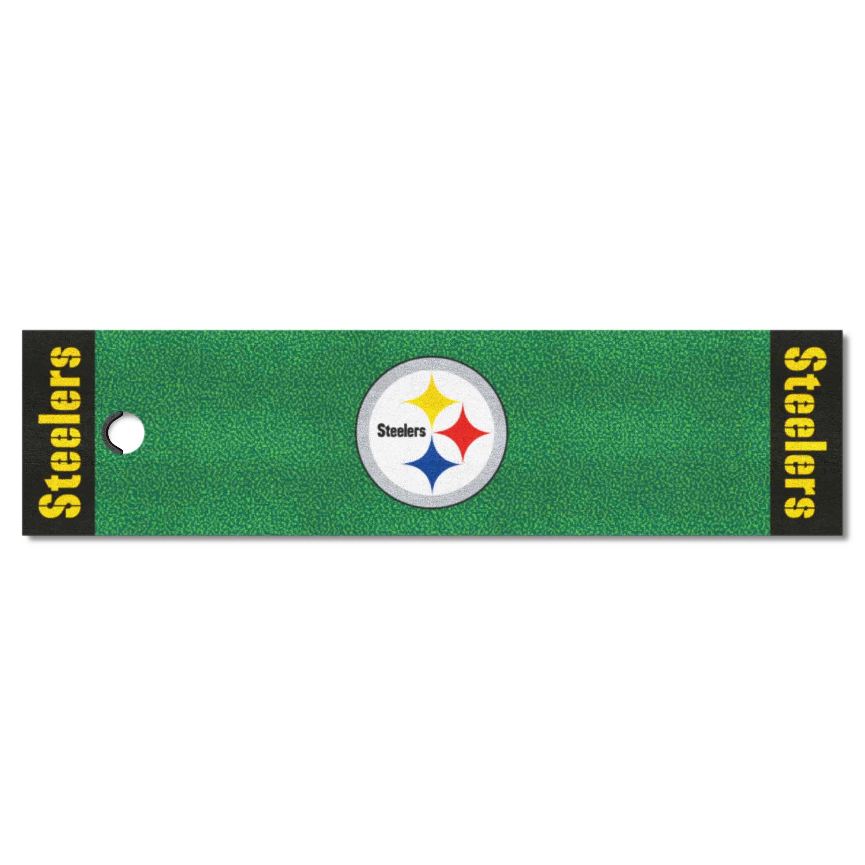 Pittsburgh Steelers Putting Green Mat - 1.5ft. x 6ft. - Pittsburgh Steelers