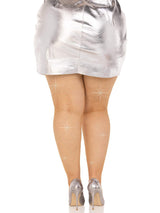 Colby Rhinestone Fishnet Tights