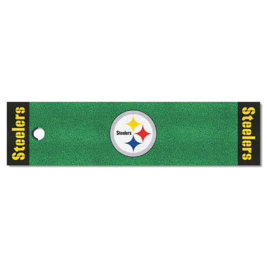 Pittsburgh Steelers Putting Green Mat - 1.5ft. x 6ft. - Pittsburgh Steelers