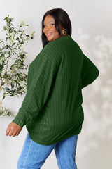 Basic Bae Full Size Ribbed Cocoon Cardigan - ShopBasicbae - Flyclothing LLC
