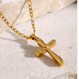 Stainless Steel Cross Necklace - Trendsi - Flyclothing LLC