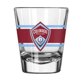 Colorado Rapids 2oz Stripe Shot Glass - Logo Brands - Flyclothing LLC