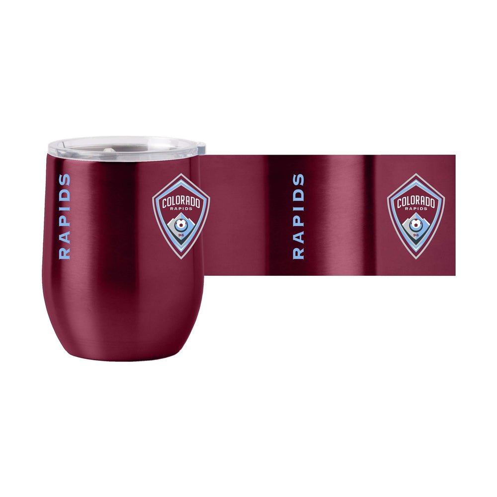 Colorado Rapids 16oz Gameday Stainless Curved Beverage - Logo Brands - Flyclothing LLC