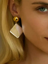 Square Shape Drop Earrings - Trendsi - Flyclothing LLC