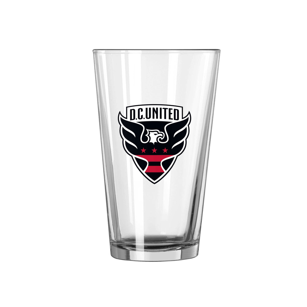 DC United 16oz Stripe Pint Glass - Logo Brands - Flyclothing LLC