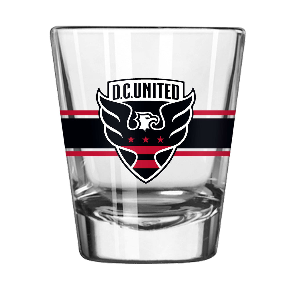 DC United 2oz Stripe Shot Glass - Logo Brands - Flyclothing LLC