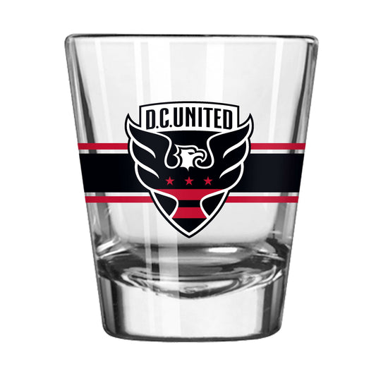 DC United 2oz Stripe Shot Glass - Logo Brands - Flyclothing LLC