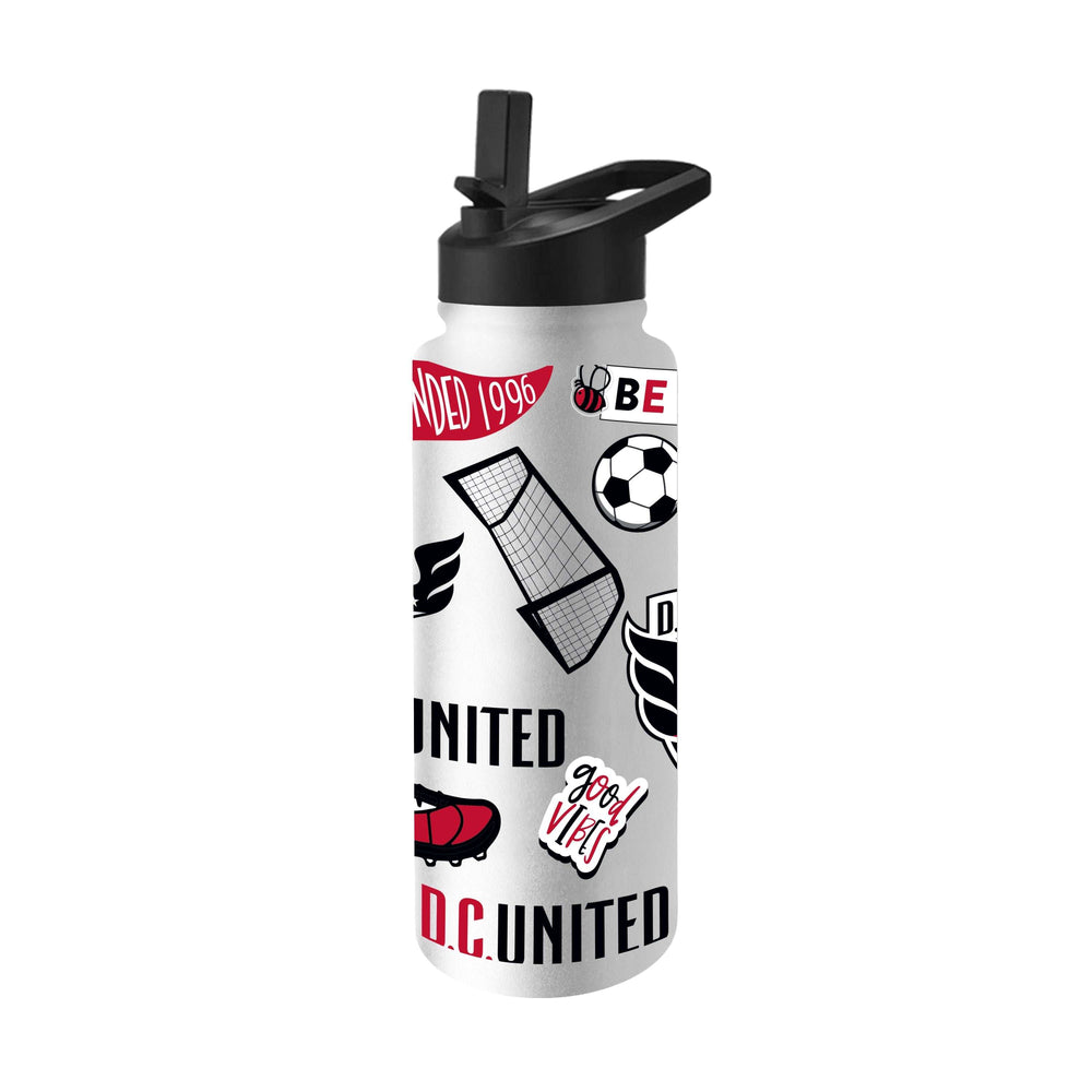 DC United 34oz Native Quencher Bottle - Logo Brands - Flyclothing LLC