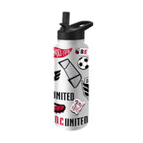 DC United 34oz Native Quencher Bottle - Logo Brands - Flyclothing LLC