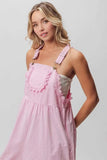 BiBi Lace Edge Detail Wide Leg Overall - Trendsi - Flyclothing LLC