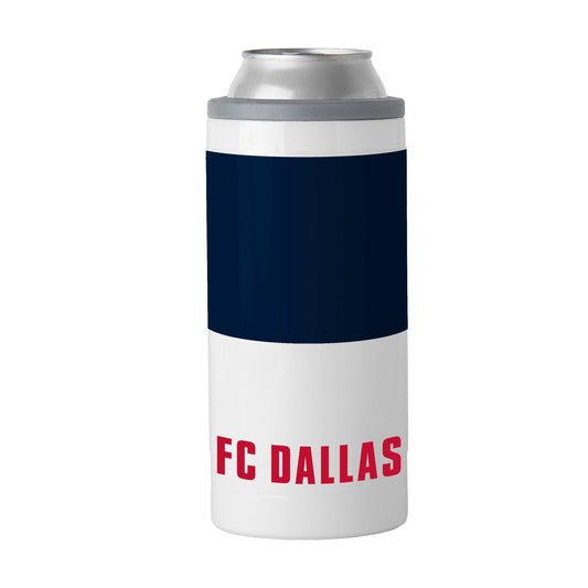 FC Dallas 12oz Colorblock Slim Can Coolie - Logo Brands - Flyclothing LLC