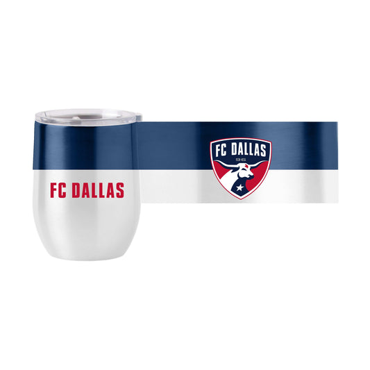 FC Dallas 16oz Colorblock Stainless Curved Beverage - Logo Brands - Flyclothing LLC