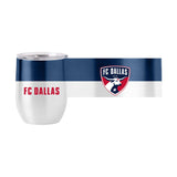 FC Dallas 16oz Colorblock Stainless Curved Beverage - Logo Brands - Flyclothing LLC