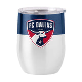 FC Dallas 16oz Colorblock Stainless Curved Beverage - Logo Brands - Flyclothing LLC