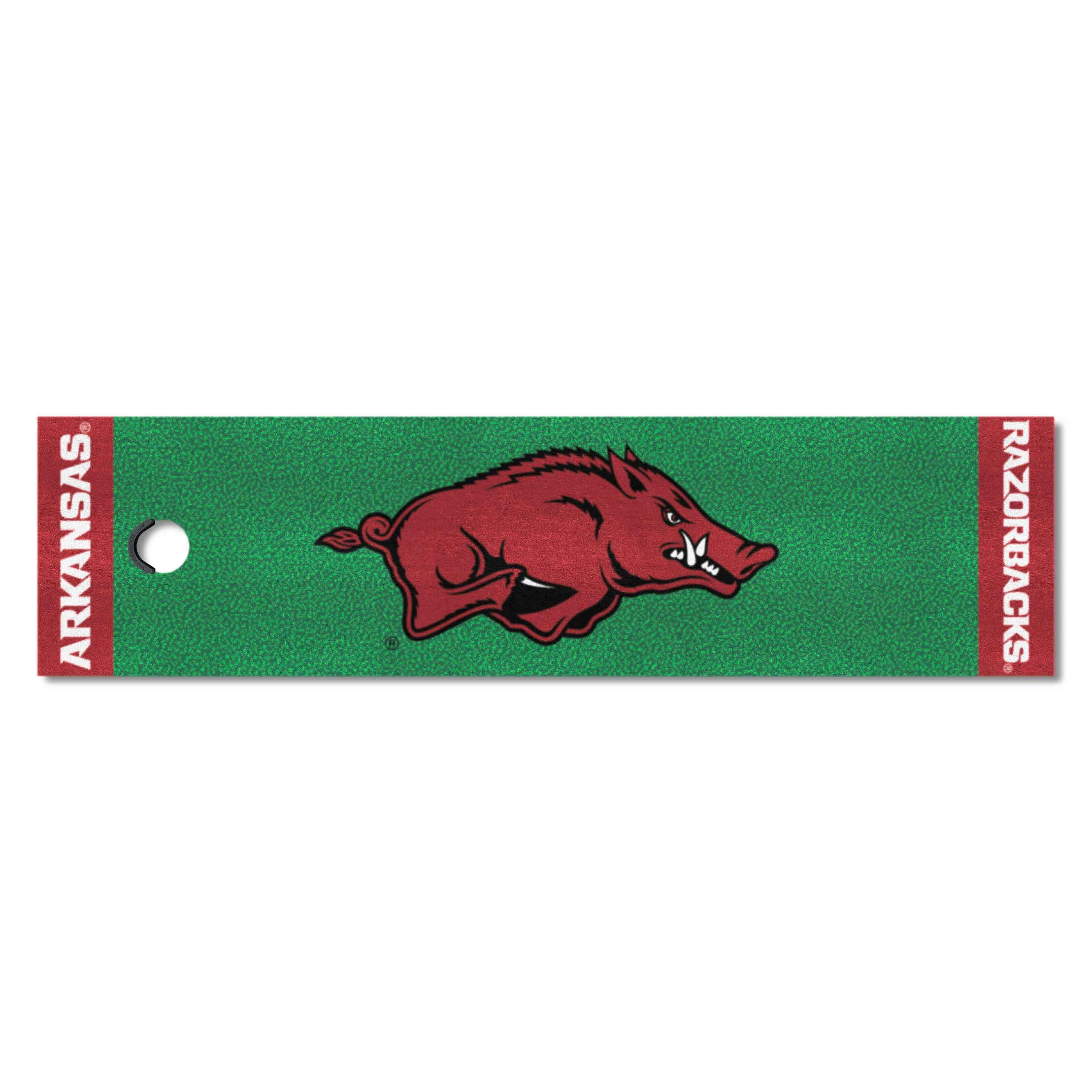 Arkansas Razorbacks Putting Green Mat - 1.5ft. x 6ft. - Arkansas