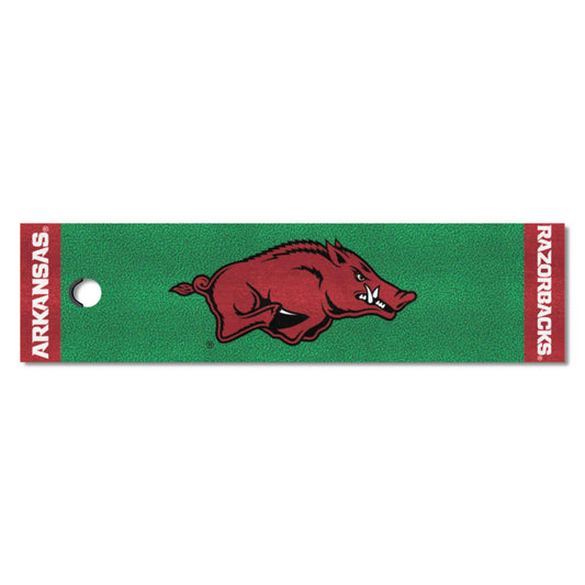 Arkansas Razorbacks Putting Green Mat - 1.5ft. x 6ft. - Arkansas