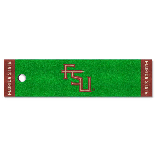 Florida State Seminoles Putting Green Mat - 1.5ft. x 6ft. - Florida State