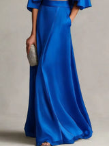 Full Size Satin Crop Top and Maxi Skirt Two-Piece Set Plus Size - Trendsi - Flyclothing LLC