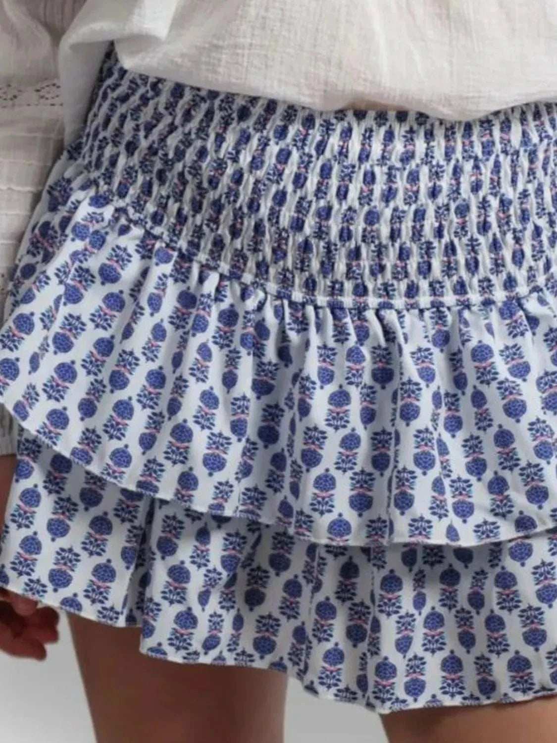 Layered Mini Skirt - Trendsi - Flyclothing LLC