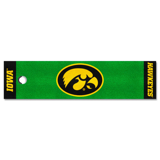 Iowa Hawkeyes Putting Green Mat - 1.5ft. x 6ft. - Iowa