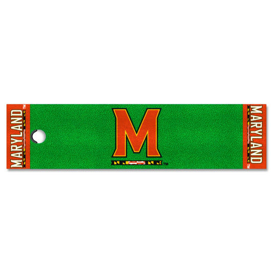 Maryland Terrapins Putting Green Mat - 1.5ft. x 6ft. - Maryland