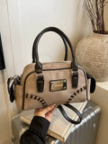 Vintage Top Handle Crossbody Bag - Trendsi - Flyclothing LLC