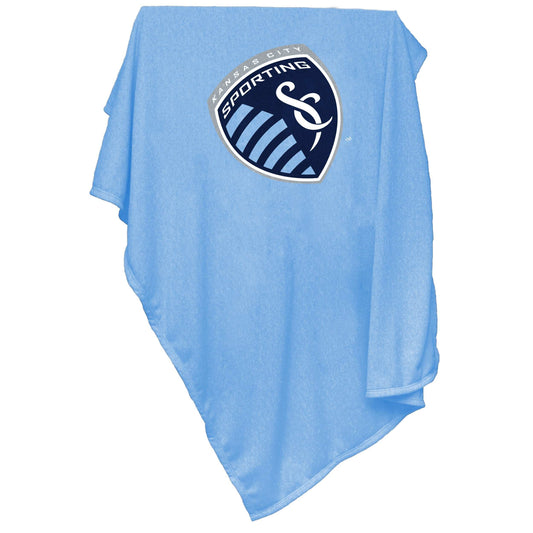 Sporting Kansas City Powder Sweatshirt Blanket - Logo Brands - Flyclothing LLC