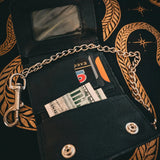 Stylish Black Biker Chain Wallet - Unik Just for Bikers - Flyclothing LLC