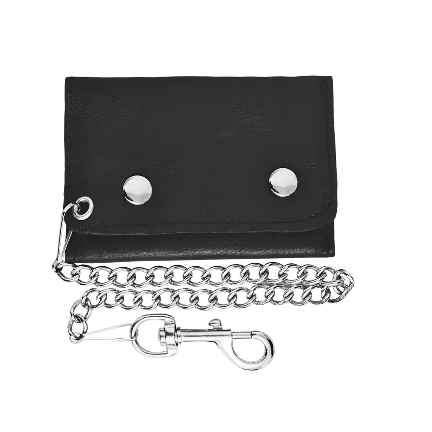 Stylish Black Biker Chain Wallet - Unik Just for Bikers - Flyclothing LLC