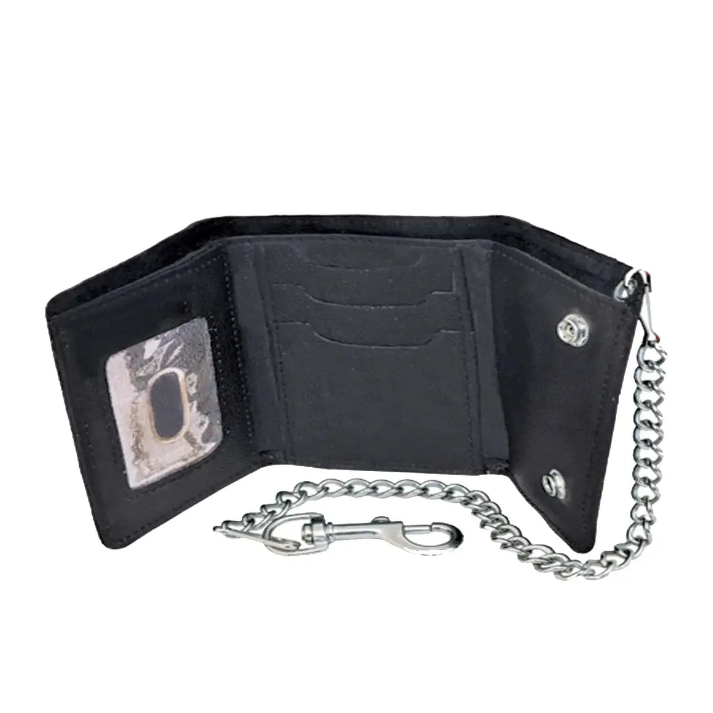 Stylish Black Biker Chain Wallet - Unik Just for Bikers - Flyclothing LLC