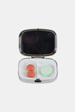 Nicole Lee USA Print Metallic Rectangular Pill Case - Trendsi