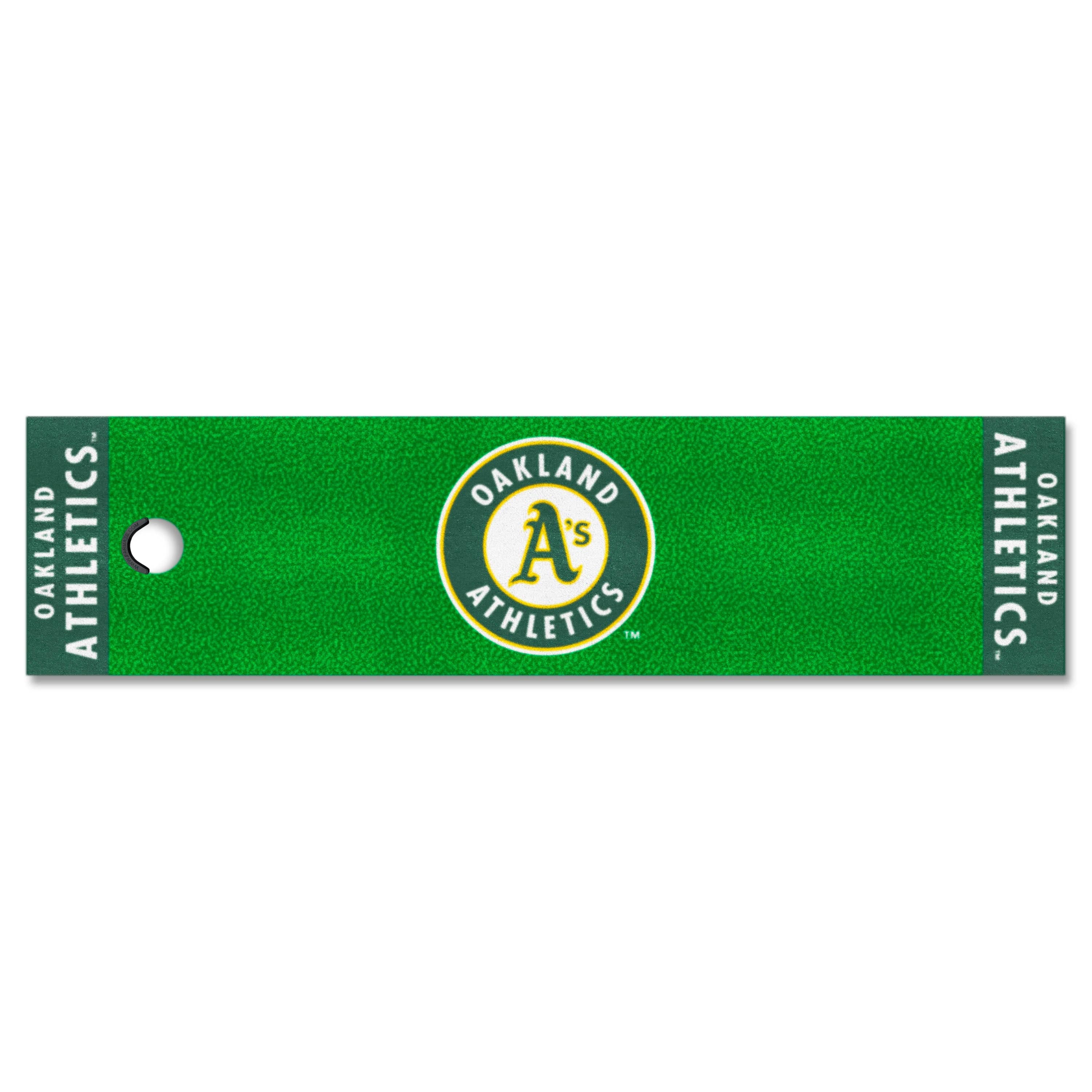 Oakland Athletics Putting Green Mat - 1.5ft. x 6ft. - Oakland Athletics