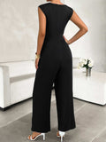 Round Neck Sleeveless Wide Leg Jumpsuit - Trendsi - Flyclothing LLC