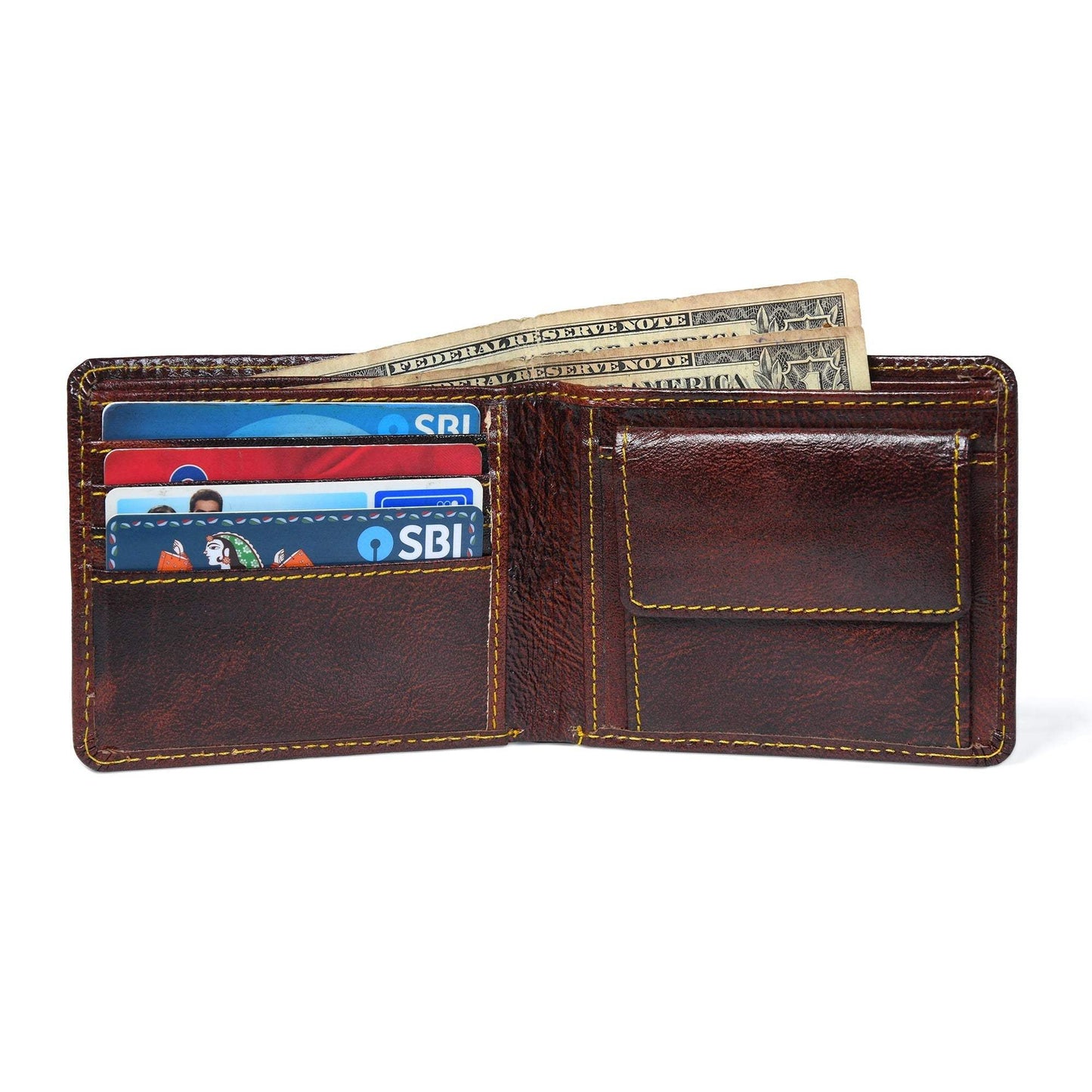 Ryan Classic Bi-Fold Wallet - Classy Leather Bags - Flyclothing LLC