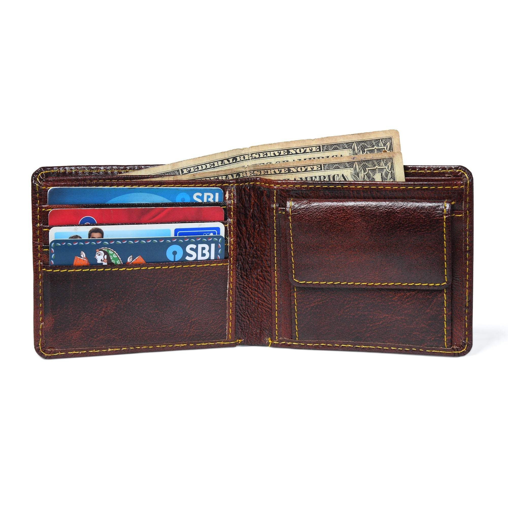 Ryan Classic Bi-Fold Wallet - Classy Leather Bags - Flyclothing LLC