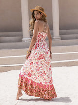 Printed Scoop Neck Cami Dress - Trendsi - Flyclothing LLC