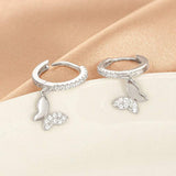 S925 Silver Korean-Style Sweet Butterfly Earrings - My Store - Flyclothing LLC
