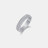 Moissanite 925 Sterling Silver Ring - Trendsi