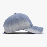 Distressed Adjustable Cotton Hat - Trendsi