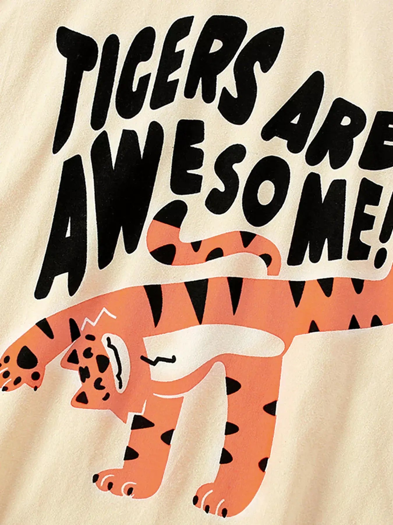Children's Tigers Graphic Long Sleeve T-Shirt - Trendsi - Flyclothing LLC