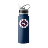 New England Revolution 25oz Logo SingleWall FlipTop Bottle - Logo Brands - Flyclothing LLC