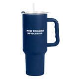 New England Revolution 40oz Flipside Powder Coat Tumbler - Logo Brands - Flyclothing LLC